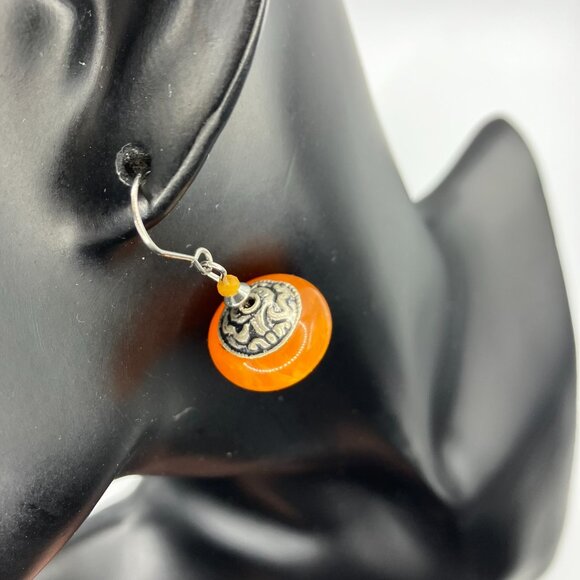 Honey Bee Inspired Earrings Dangle Earrings Hypoallergenic Earring Hooks NEW - Picture 6 of 14